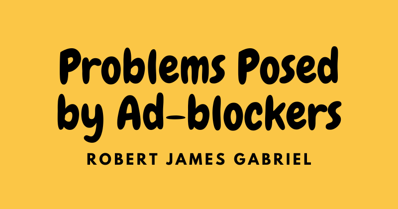 Problems Posed by Ad-blockers logo - Discover the history and the problems posed by ad-blockers. Includes the in-depth research papers.